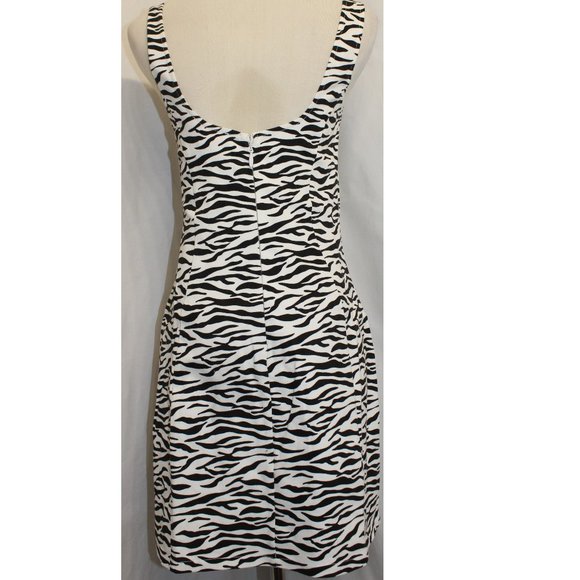 HOT HOT HOT Zebra Mini Dress - Picture 3 of 9